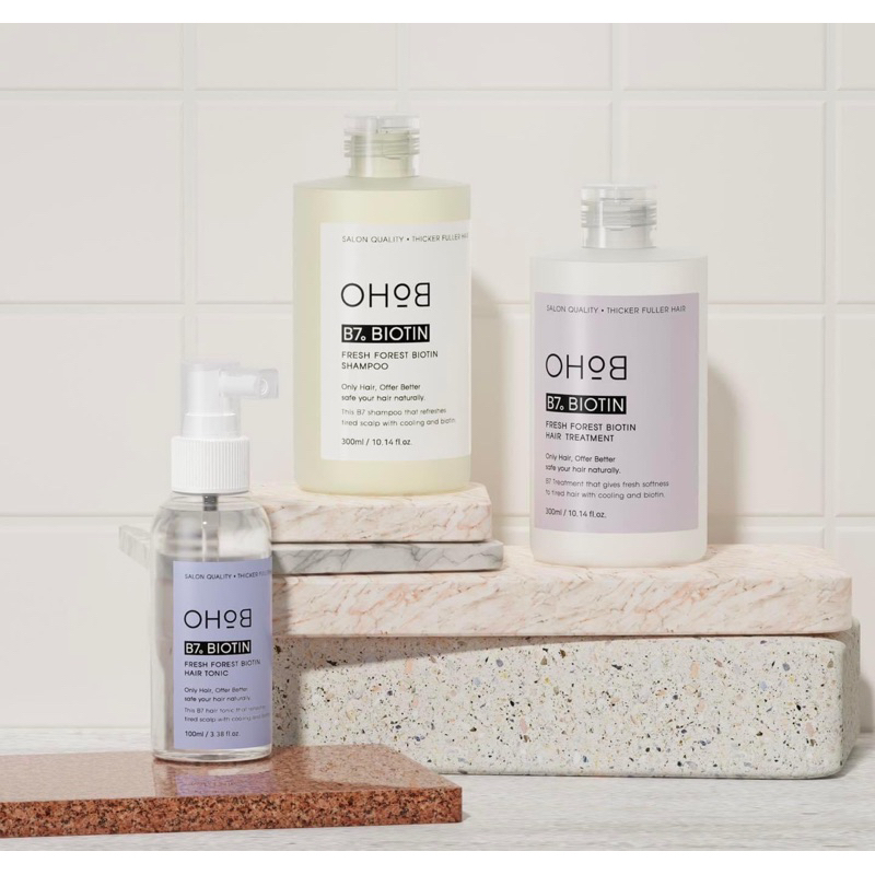 Bộ Dầu Gội Xả B7 Biotin BOHO