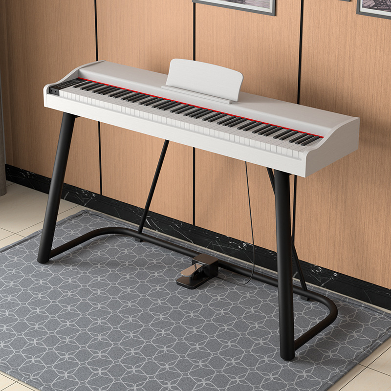 Đàn Piano Gỗ Đàn Organ Điện Tử Electronic Keyboard Đàn 88 Phím Kèm  Pedal Đẩy Âm Có Sách Hướng Dẫn