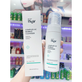Sữa rửa mặt tạo bọt da mụn complex ac bubble cleanser isov 150ml