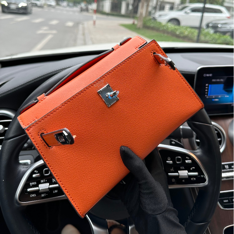 Túi H〽️ Pochette size 22cm Xách Nữ Cao Cấp Thời Trang L01120 LAROSE