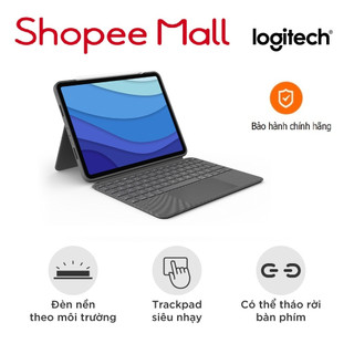 Bao da kèm bàn phím Logitech Combo Touch dành cho iPad Pro 11 và 12.9 inch - Có trackpad