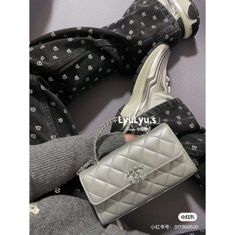 Túi quai kiềng chan.el vip sz 19 full hộp siêu xinh chuẩn hàng QC