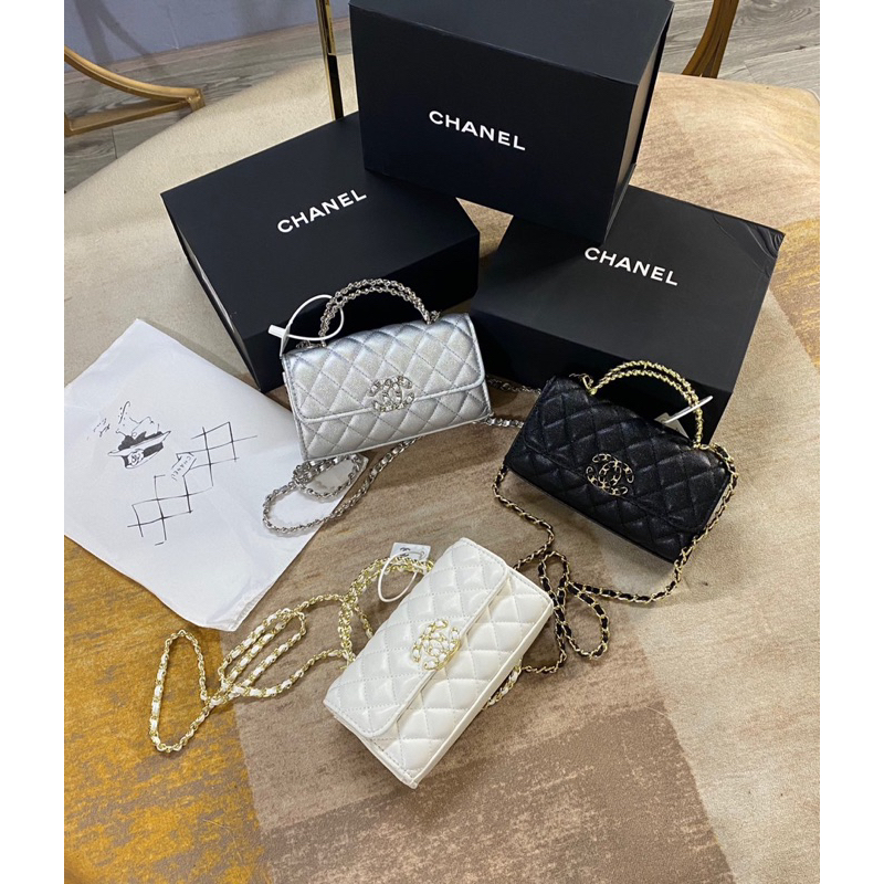 Túi quai kiềng chan.el vip sz 19 full hộp siêu xinh chuẩn hàng QC