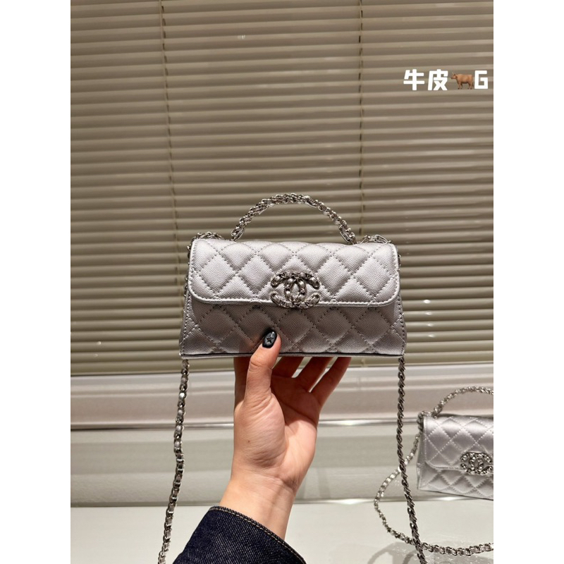 Túi quai kiềng chan.el vip sz 19 full hộp siêu xinh chuẩn hàng QC