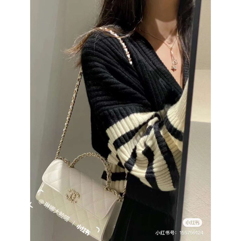 Túi quai kiềng chan.el vip sz 19 full hộp siêu xinh chuẩn hàng QC