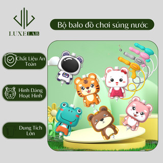 Balo sung bắn nước đồ chơi cho bé hình động vật dung tích 1000ml luxelab 12011