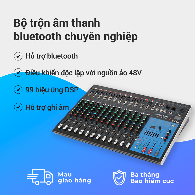 Bàn Mixer Bàn trộn bluetooth chuyên nghiệp AK14XU