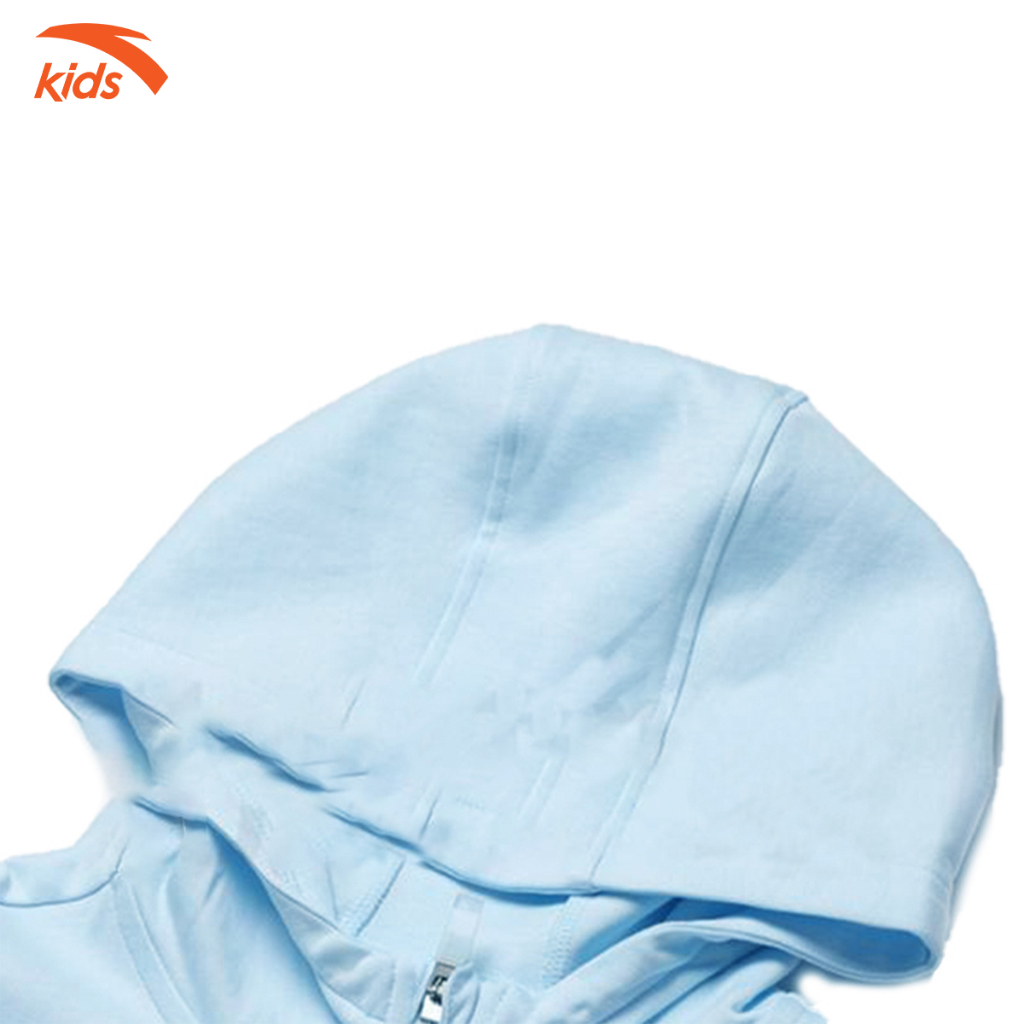 Áo khoác nỉ bé gái Anta Kids kiểu dáng hoodie, chất liệu cao cấp 362135735-1