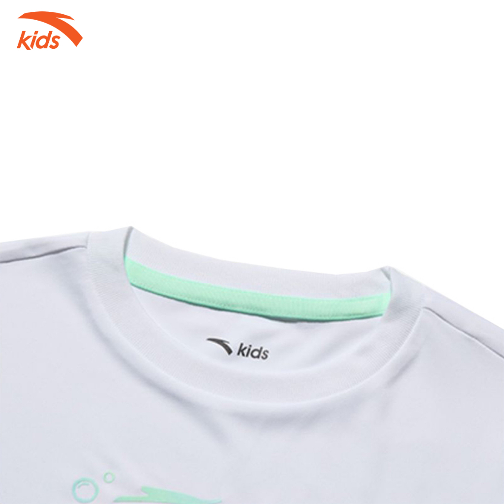 Áo phông thể thao bé trai Anta Kids vải cotton, thoáng khí W352329119