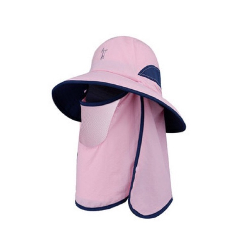 Mũ chống nắng golf nam nữ có kèm khẩu trang che mặt chất kiệu thoáng mát