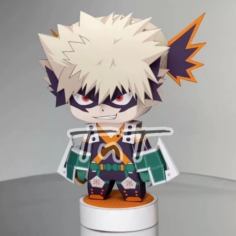 - Mô hình giấy Anime Chibi Bakugo Katsuki