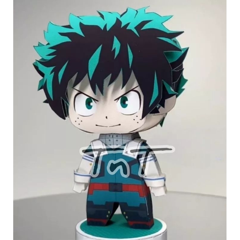 - Mô hình giấy Anime Chibi Midoriya Izuku
