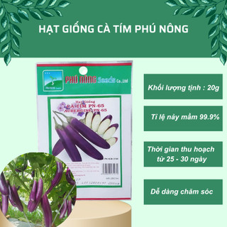 Hạt giống cà tím - cà pháo - cà chua bi - cà chua - dưa leo Phú Nông