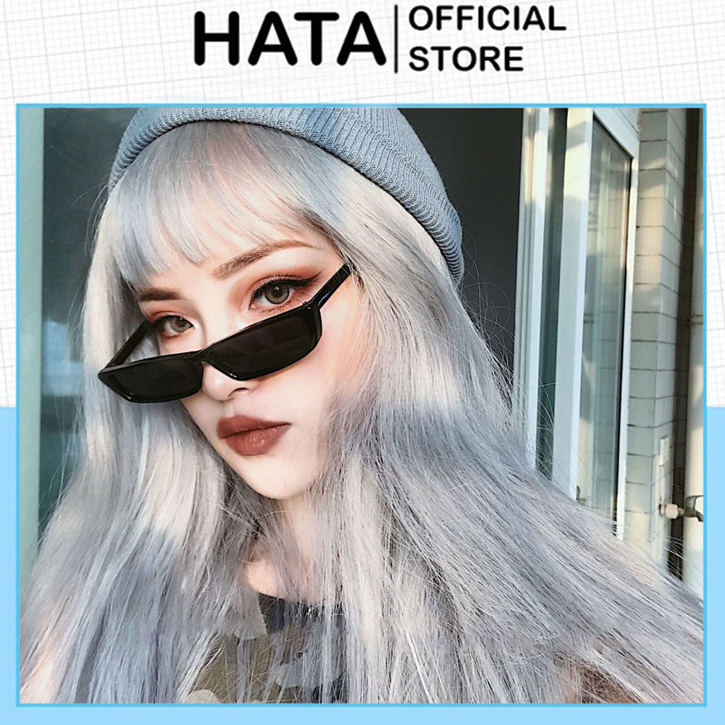 Mắt Kính Thời Trang Form Dẹt Unisex Kiểu Dáng Phong Cách Hàn Quốc - Hata24h