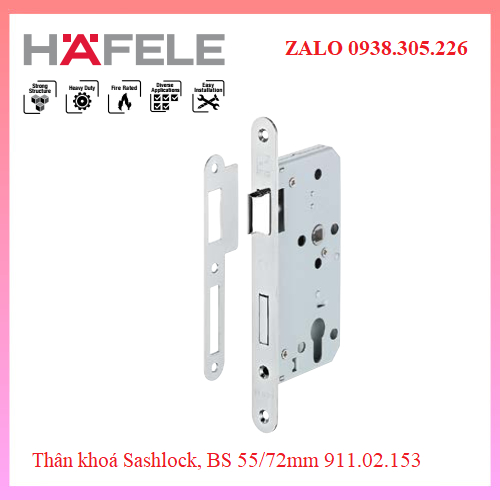 Thân khóa Hafele 911.02.153