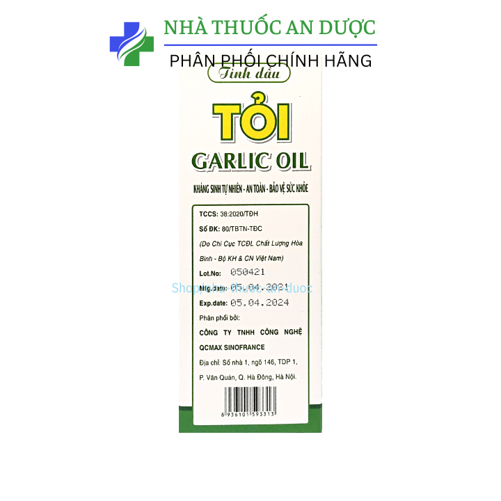 Tinh dầu tỏi Garlic Oil Thảo Tăng sức đề kháng– Lọ 30ml