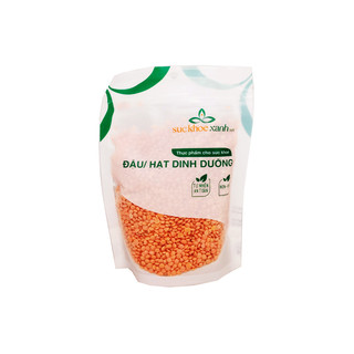 Đậu lăng đỏ tách vỏ Sức Khỏe Xanh 250g/túi - Nhập khẩu Canada chính hãng