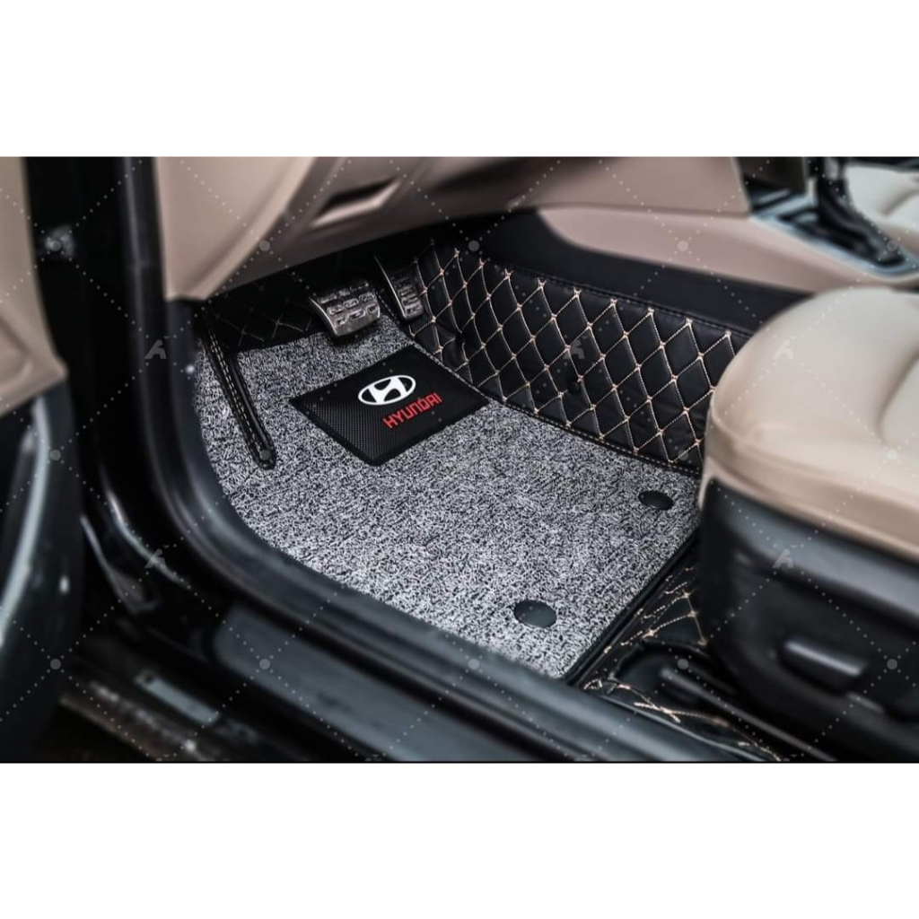 Thảm lót sàn da PU cao cấp cho xe Huyndai Getz