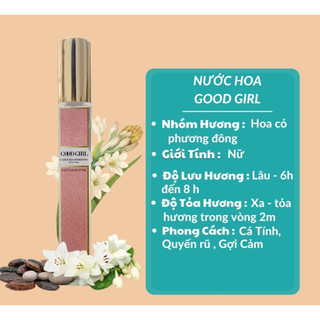 Nước hoa nữ good girl chiết dạng xịt mẫu thử 10ml