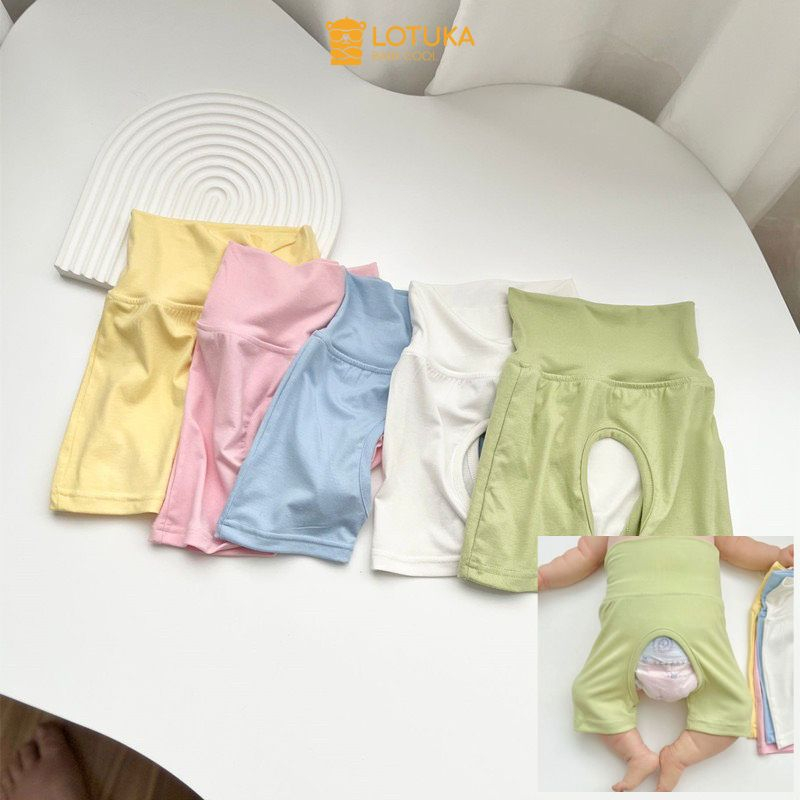 Quần Hở Bỉm LOTUKA Cho Bé, Quần Sơ Sinh Bé Trai Bé Gái, Quần Khoét Đũng Size 3-12kg