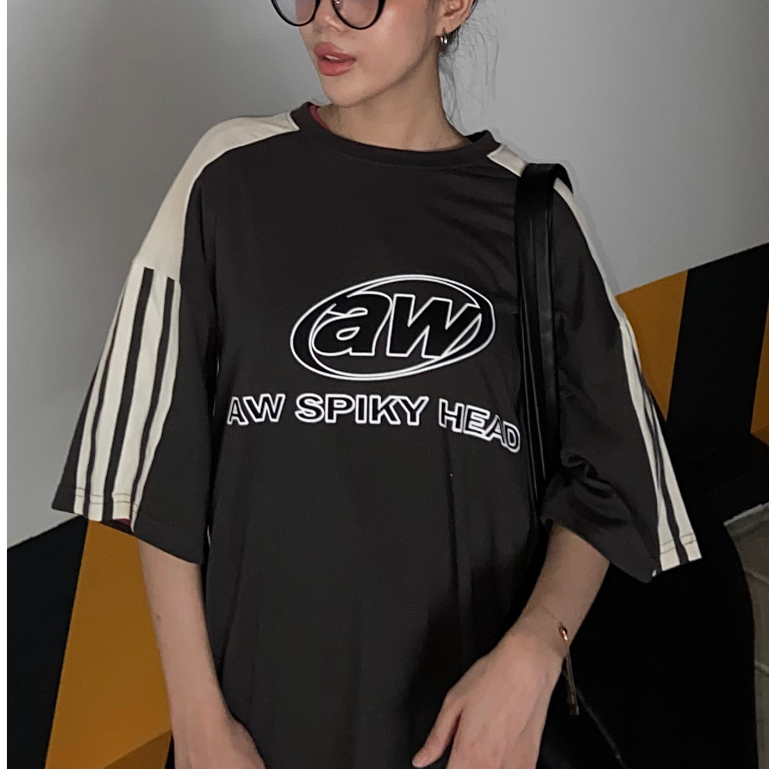 Áo Thun Nam Nữ AWSPIKY HEAD, Áo Phông Unisex, Chất Vải Dày Dặn, Đường Phố Hiện Đại OLDMAN