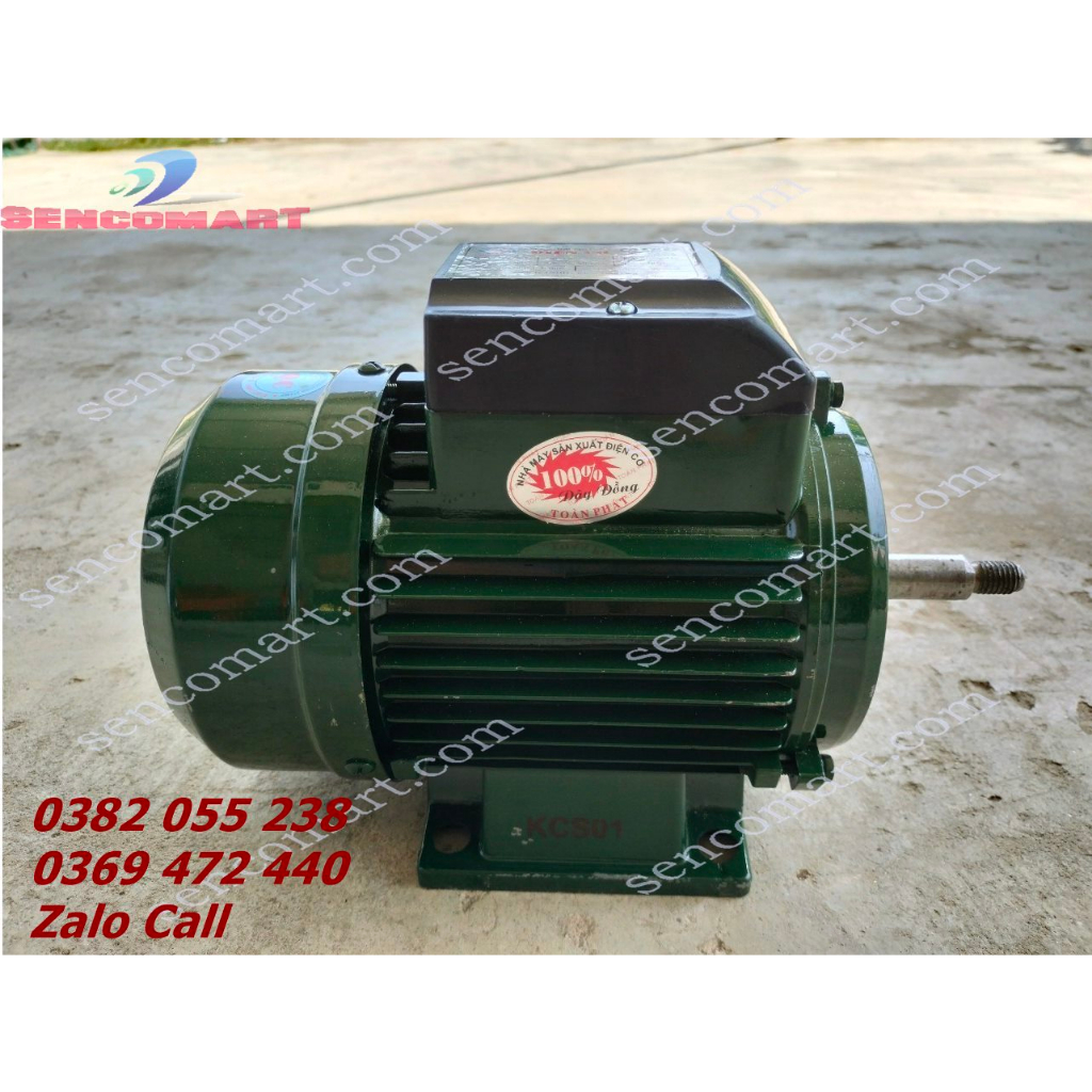 XẢ KHO motor điện 1 pha 750w vòng quay 2900v/p chính hãng