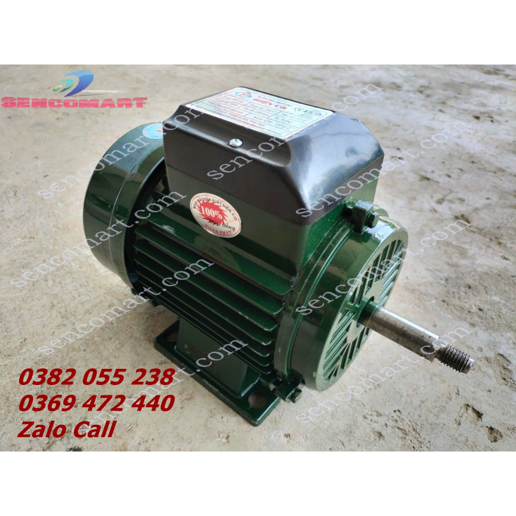 XẢ KHO motor điện 1 pha 750w vòng quay 2900v/p chính hãng