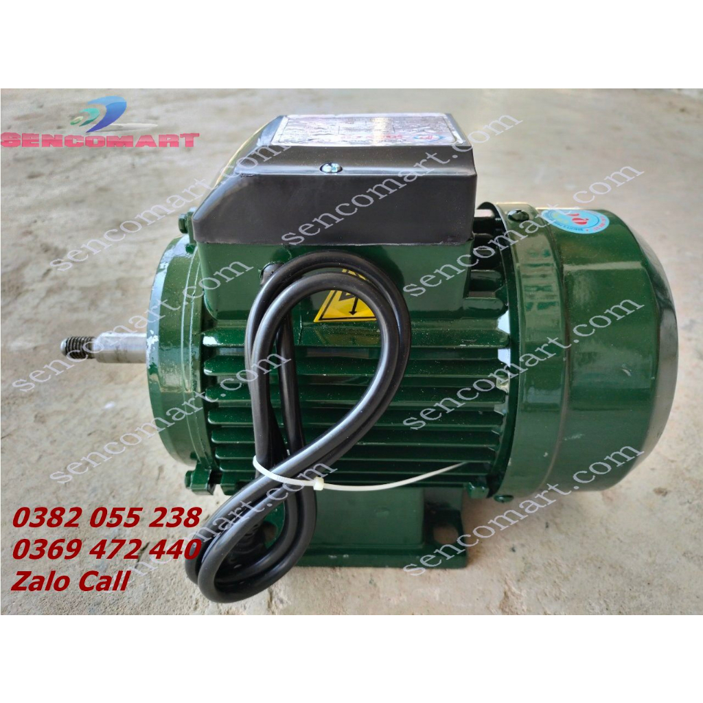 XẢ KHO motor điện 1 pha 750w vòng quay 2900v/p chính hãng