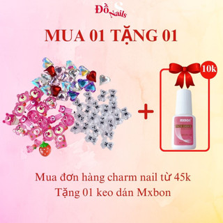 Charm nail trang trí móng - set 5 charm trang trí nail