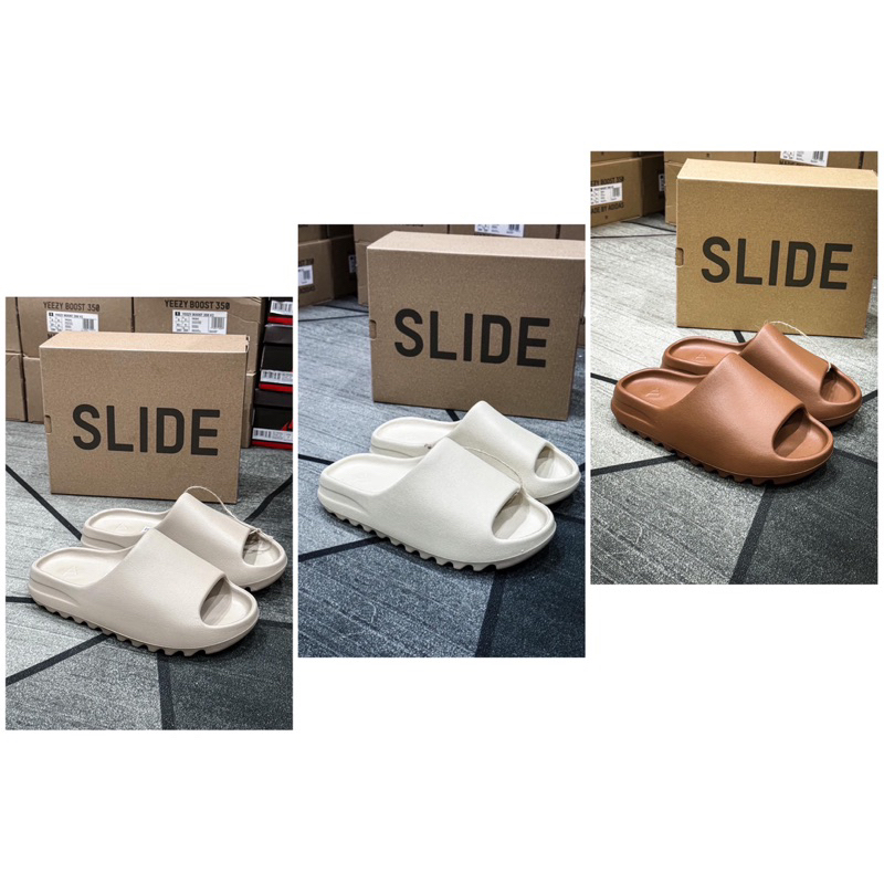 Dép quai ngang Yeezy Slide Vân Nhám chất liệu EVA, Dép bánh mì yz đế cao 5cm Siêu đẹp Full Box. | BigBuy360 - bigbuy360.vn