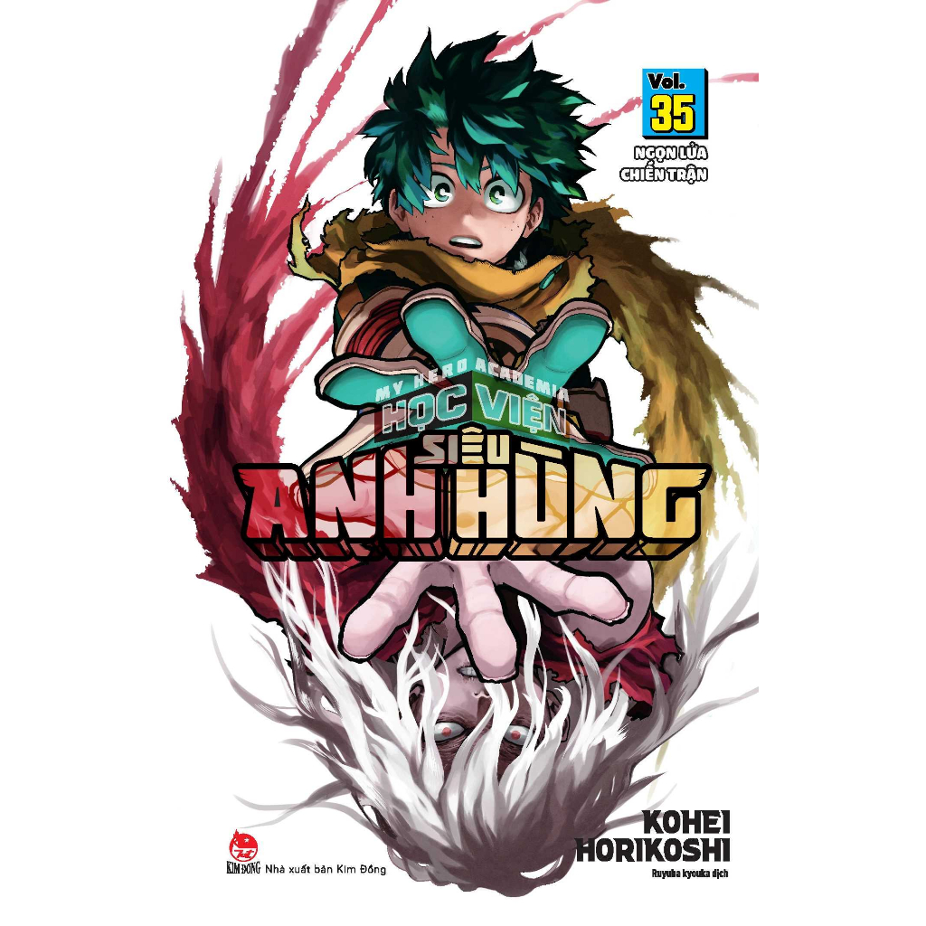 Sách - My Hero Academia - Học Viện Siêu Anh Hùng - Tập 35: Ngọn Lửa Chiến Trận