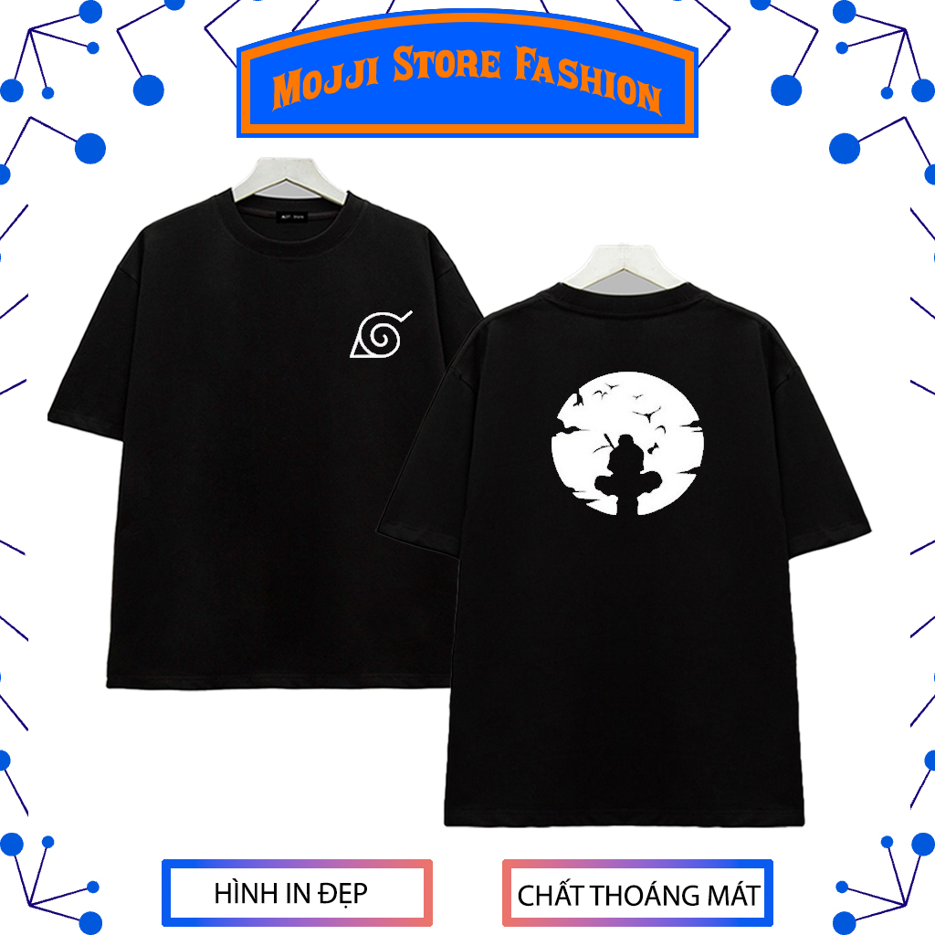 Áo thun Itachi Uchiha - áo thun in hình Naruto - chất thun thoáng mát