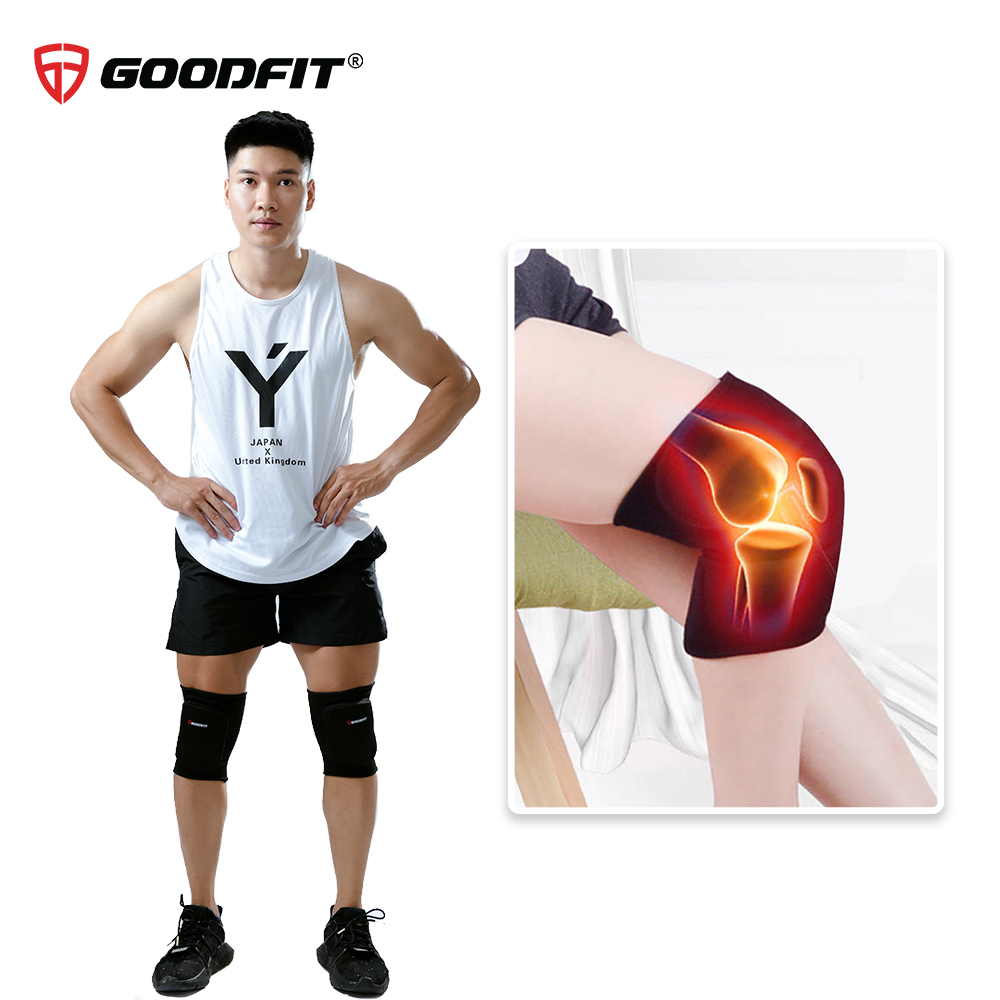 Bó gối thể thao, băng đầu gối GoodFit co giãn 4 chiều GF517K