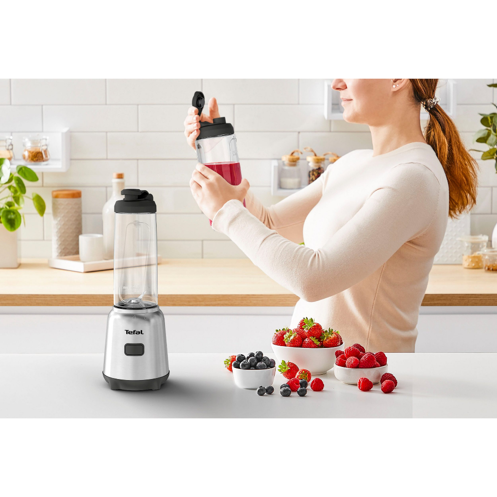 Máy xay sinh tố mini TEFAL BL15FD Mix & Move kèm 2 bình Nội Địa Đức, Máy xay sinh tố hàng new 2022 GermanySnT 400068