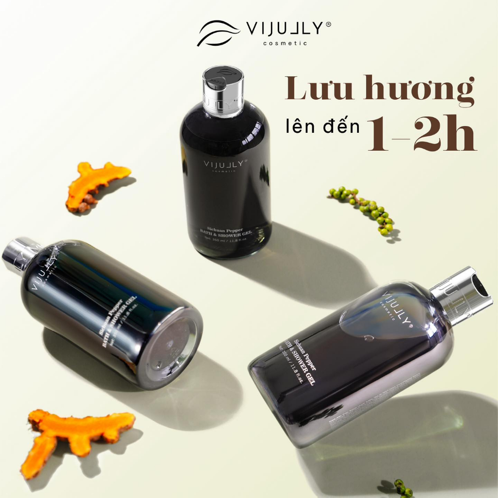 Sữa Tắm Dưỡng Ẩm Hương Nước Hoa Vijully Dưỡng Da Mềm Mịn Tức Thì Cho Nam Nữ