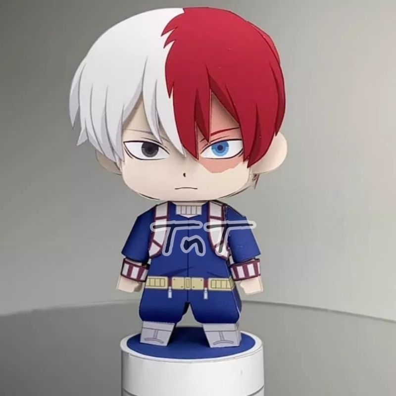 - Mô hình giấy Anime Chibi Todoroki Shouto