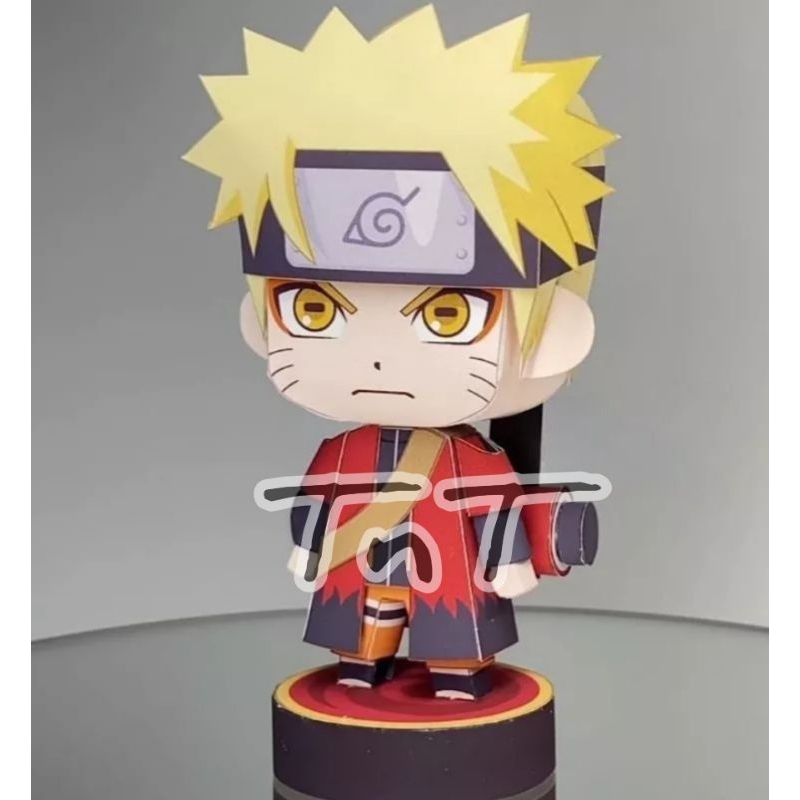 - Mô hình giấy Anime Chibi Uzumaki Naruto