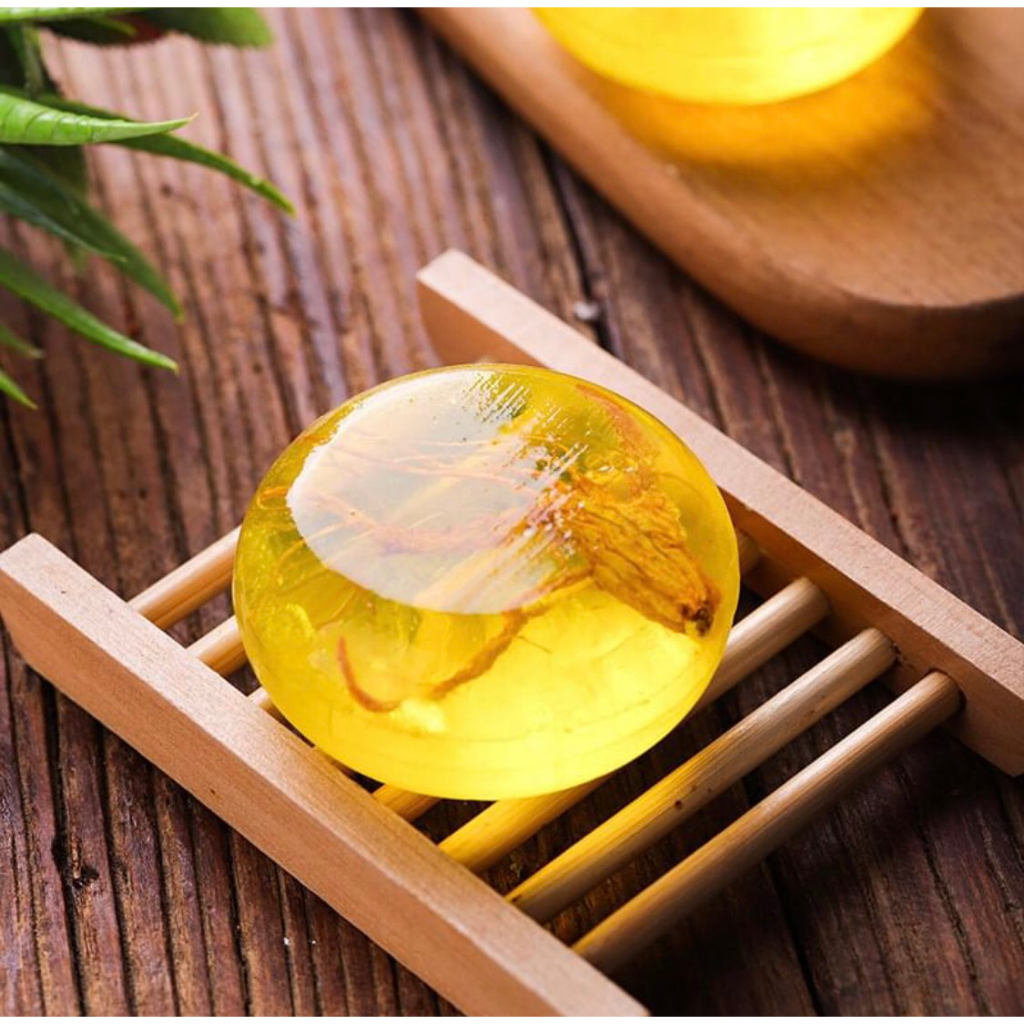 Xà phòng nhân sâm Hàn Quốc cao cấp, giảm mụn lưng, giảm thâm, tẩy da chết, dưỡng trắng da, xà phòng tắm nhân sâm 100g TN