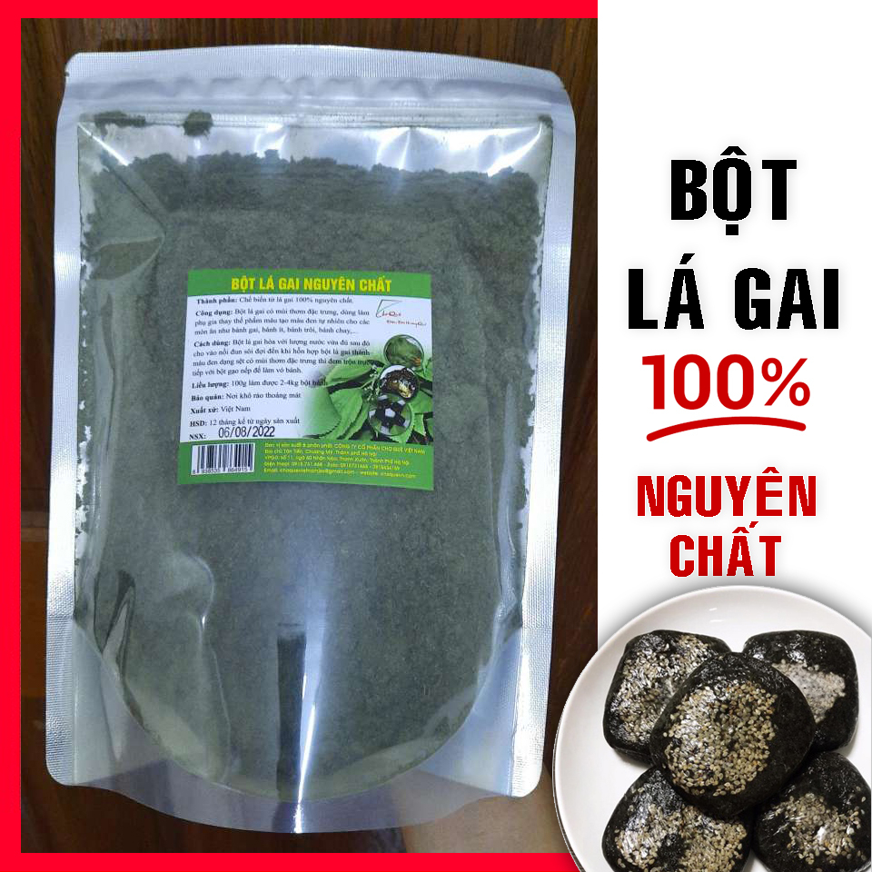 Bột Lá Gai (bột bánh gai ) Gói 50g/100g/150g/200gr Nguyên Chất 100% Làm Bánh Gai, Bánh Ít Bao Thơm Ngon Chuẩn Vị Bánh