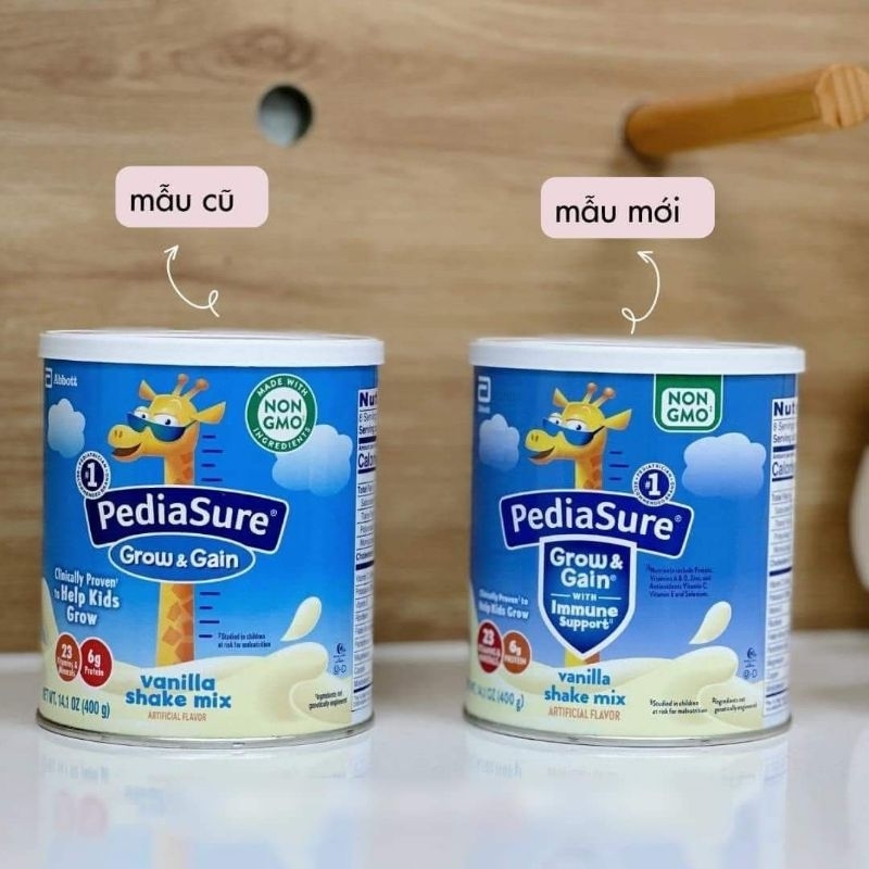Sữa bột Pediasure Grow & Gain hương vanilla 400g dành cho trẻ của Mỹ