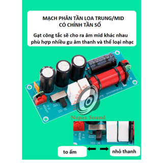 BỘ 2 MẠCH PHÂN TẦN CHO LOA MID - M111 CÓ CHỈNH 2 KIỂU ÂM - PHÂN TẦN LOA TRUNG