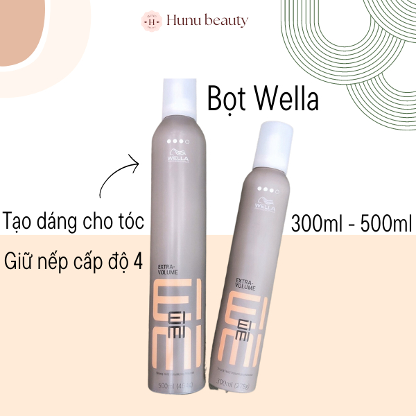 Bọt WELLA PROFESSIONALS EIMI SHAPE CONTROL MOUSSE EIMI tạo dáng và giữ nếp tóc