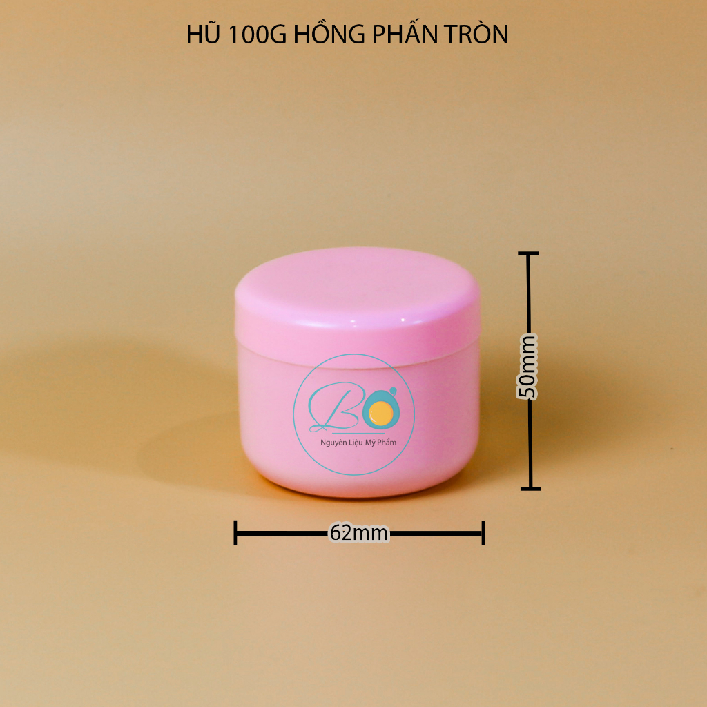 HŨ HỒNG PHẤN TRÒN 100G