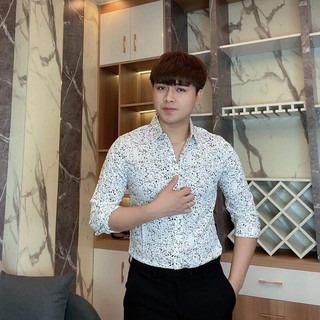 Sơ mi hoạ tiết nam