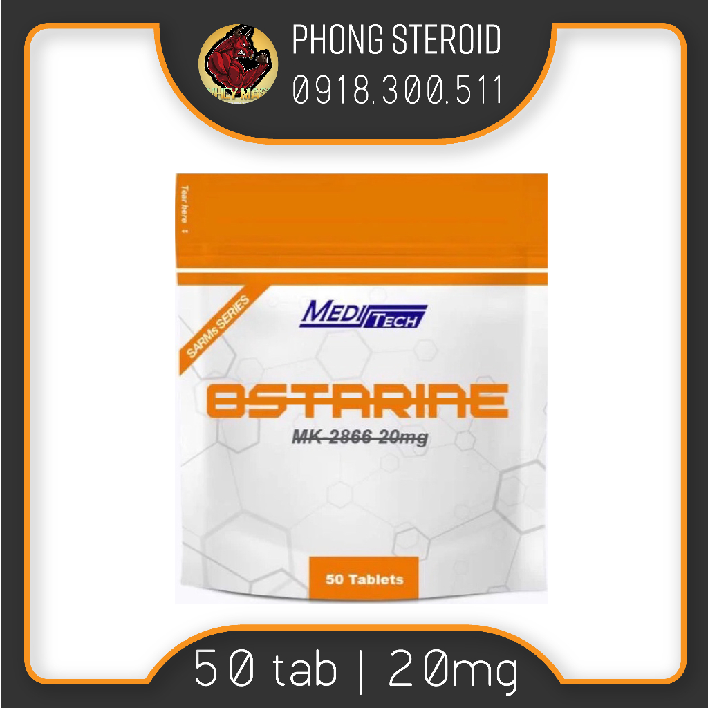 ⚡️TĂNG CƠ NẠC⚡️ OZTARlNE 20mg (Gói 50 Viên) - Hãng MEDITECH & BODYTECH