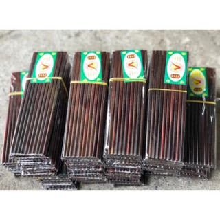 Bộ 10 đôi đũa gỗ Trắc cao cấp đầu vuông