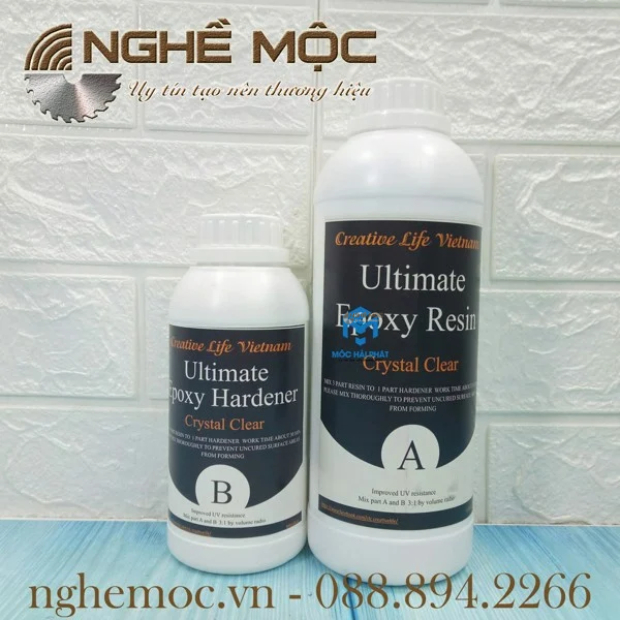 Ultimate epoxy resin ( bộ đổ khối )
