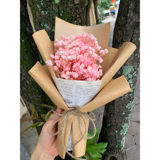 Bó hoa khô mini vintage nhiều màu