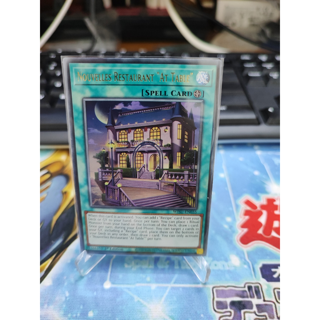 1 lá thẻ bài Nouvelles Restaurant "At Table" - WISU-EN035 - Ultra Rare 1st Edition