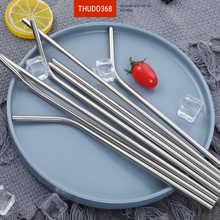 Ống hút inox 304 loại ống hút thẳng ống hút cong cọ rửa ống hút